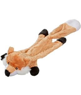 Pluche plat dier 55x19x11cm ass