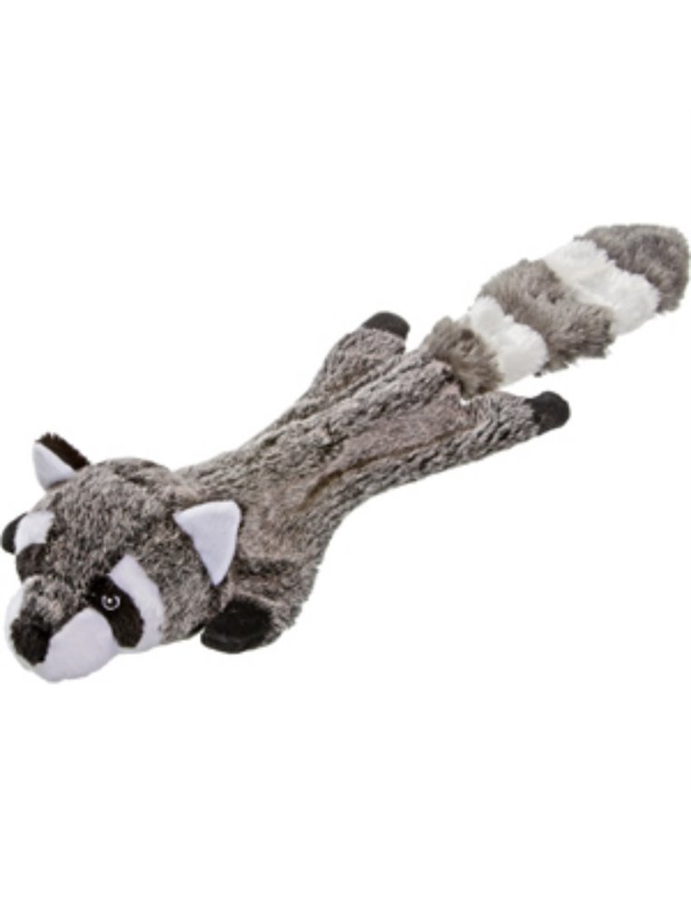 Pluche plat dier 55x19x11cm ass