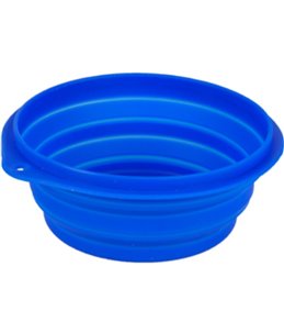 Reis eetpot siliconen blauw 500ml 