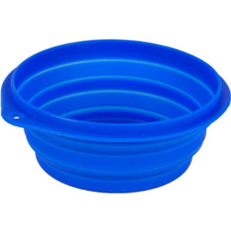 Reis eetpot siliconen blauw 500ml 