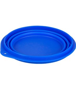 Reis eetpot siliconen blauw 500ml