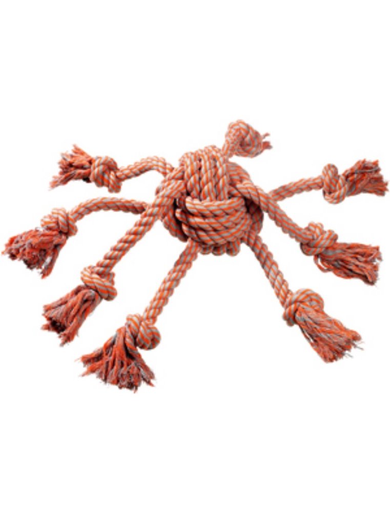 Hs katoen james octopus oranje knoopbal dia. 18cm/65cm