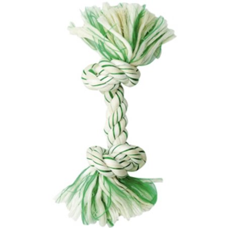 Hs katoen hayley knoopbeen tand verzorgend+munt wit/groen 29,5cm