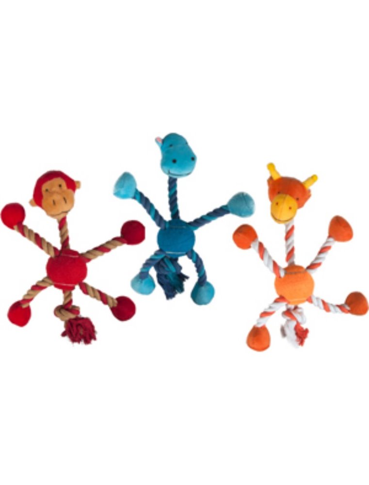 Pluche dieren joy 23x18x31cm ass