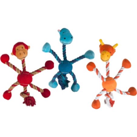 Pluche dieren joy 23x18x31cm ass 