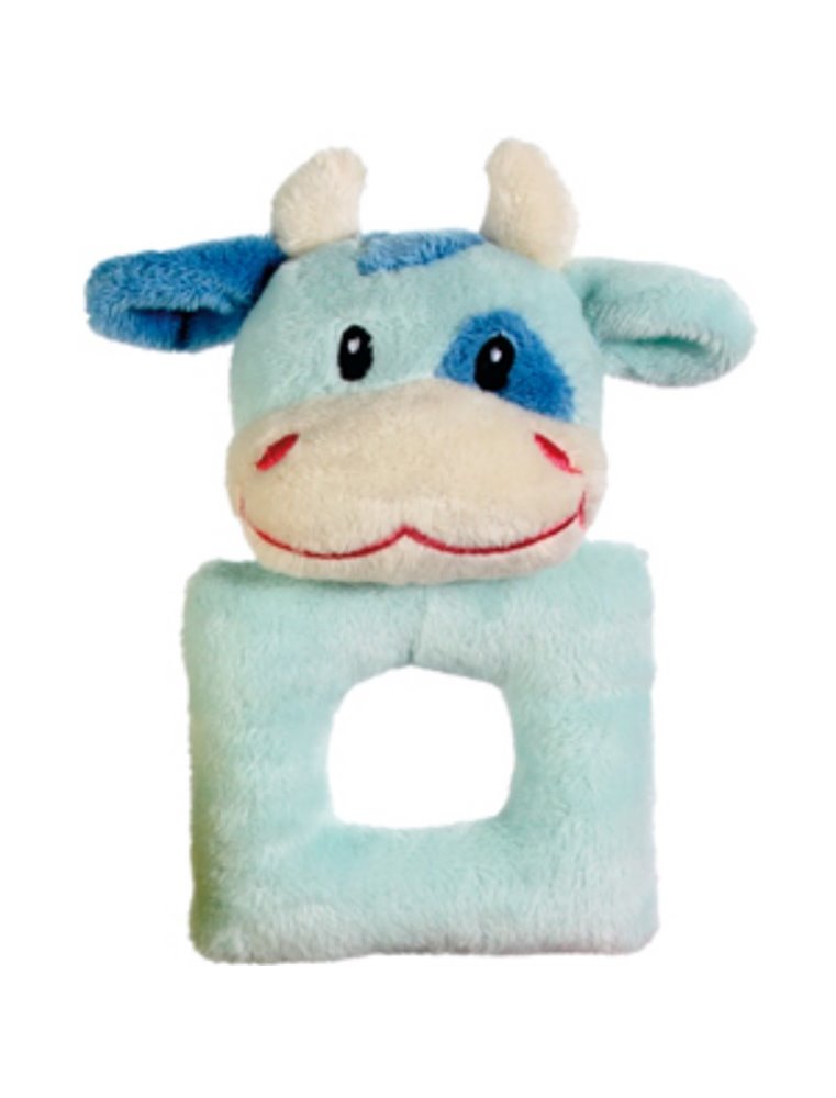 Pluche ringen pastel dier 14cm ass