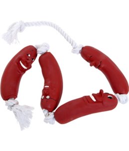 Latex worsten aan koord 72cm