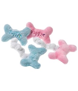 Pluche puppy botjes groot 14cm ass