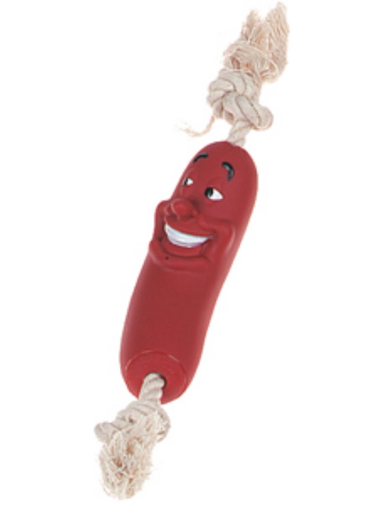 Vinyl worstje aan koord