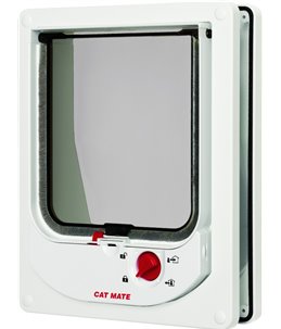 Cat mate poezendeur electrom. wit