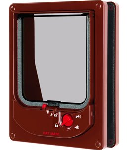 Cat mate poezendeur electrom. bruin