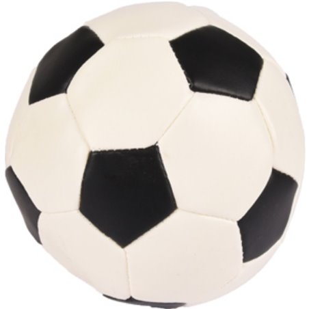 Voetbal groot - Wit - 10x10x10 cm