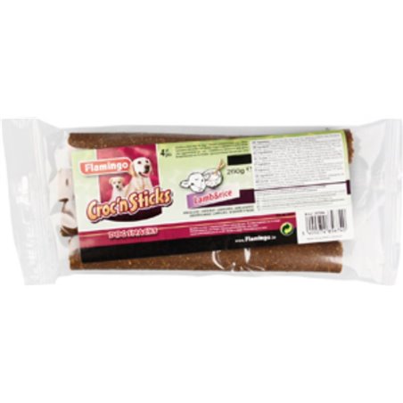 Croc'n sticks lam en rijst 4 st. 