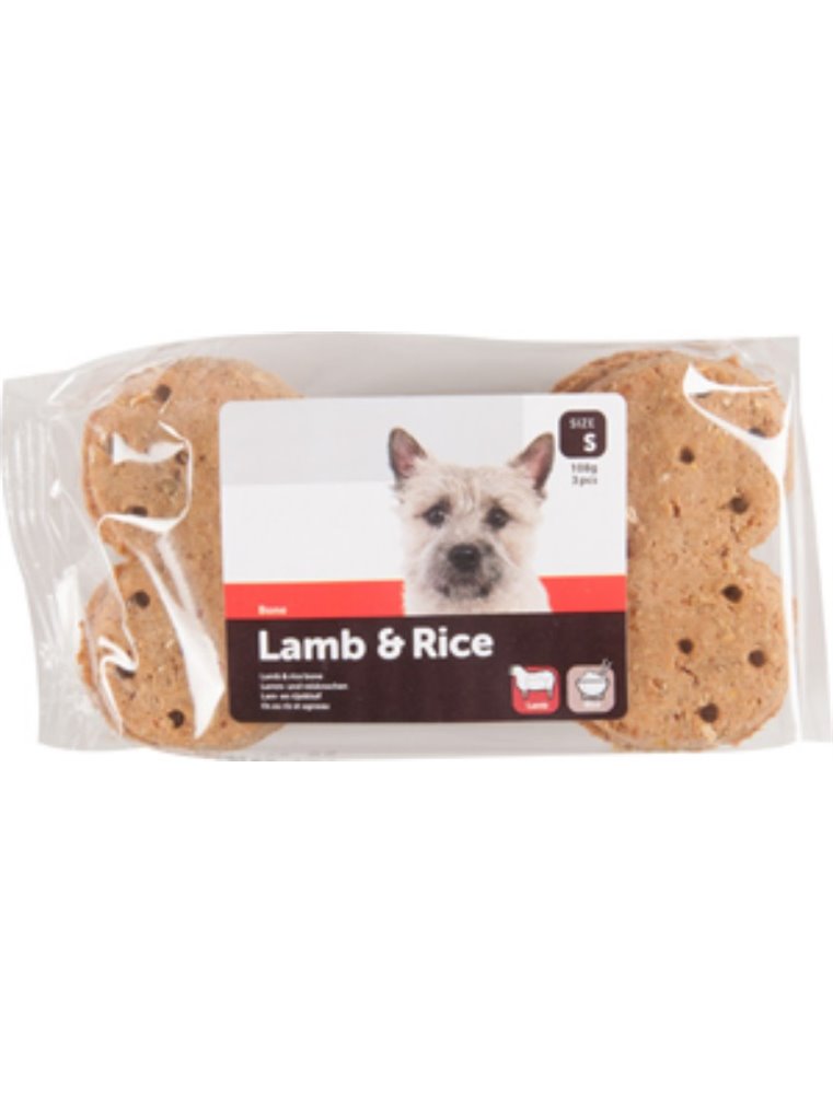 Hondenkluif lam&rijst klein 3 st.