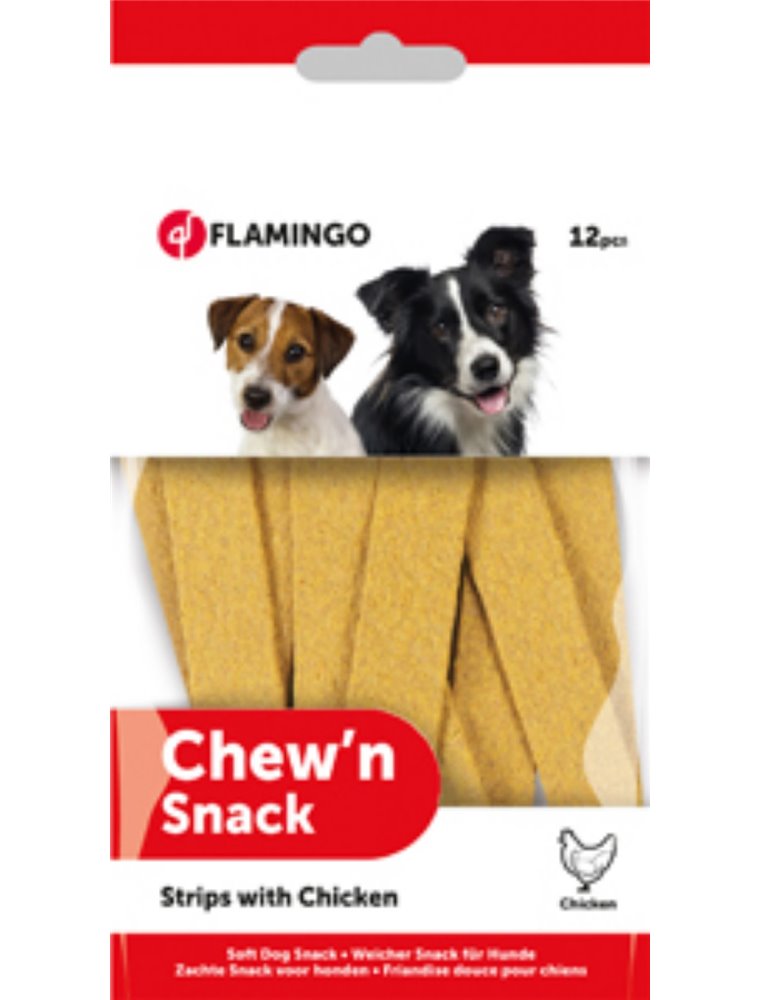 Chew'n snack strips kip 12 st.
