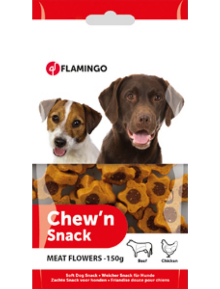 Chew'n snack meat flowers - 150gr