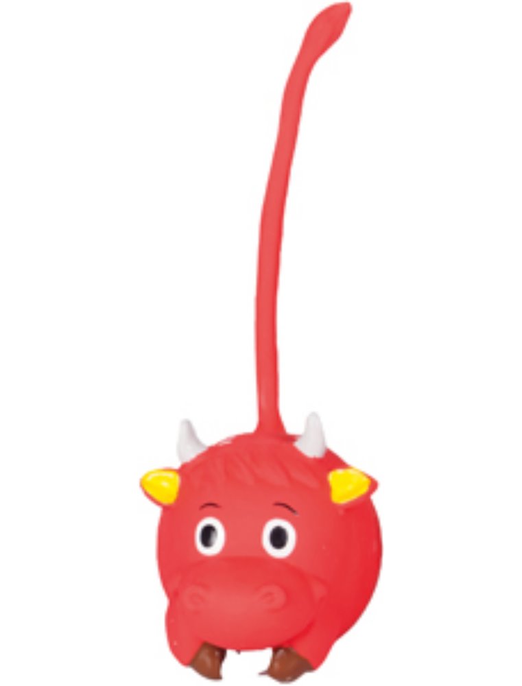 Latex lange staart 16cm ass display ass. 5 verschillende speelgoedjes