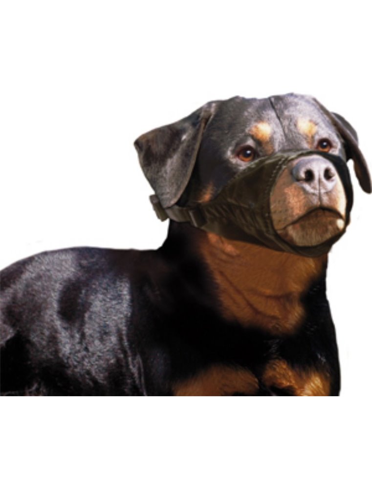 Muilband nylon xl 29cm 57-83cm zwart