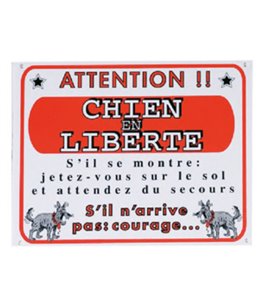 Waakbord fr - chien libre