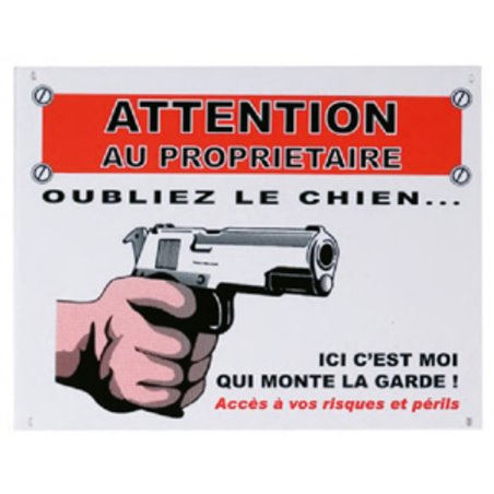 Waakbord fr - oubliez le chien 