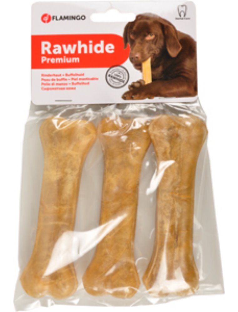 Premium kauwbeen geperst 14cm - 3st