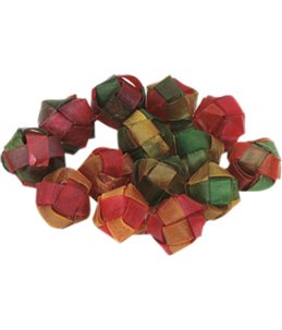 Bal gevlocht buffelh.gekleurd 50st