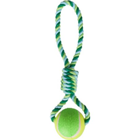 Hs katoen charlie trektuig+tennis bal dia. 10cm/50cm