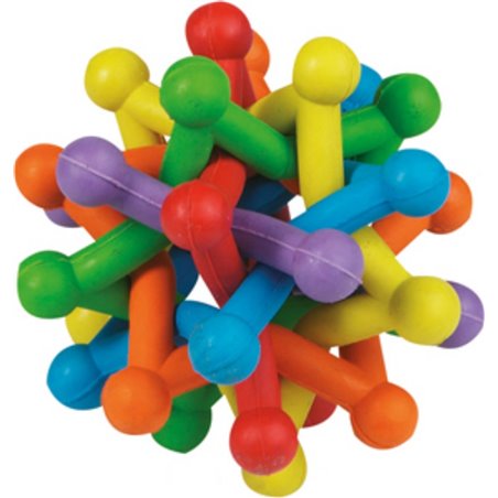 Rubber atoom gekleurd 