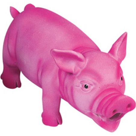 Latex zwijn pink 22cm 