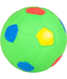 Latex voetbal 7cm ass display ass. 3 verschillende speelgoedjes