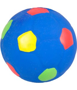 Latex voetbal 7cm ass display ass. 3 verschillende speelgoedjes