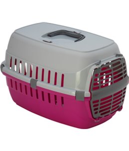 Transportbox transit blauw-roze-geel xs 32,5x48x30,5cm ass.