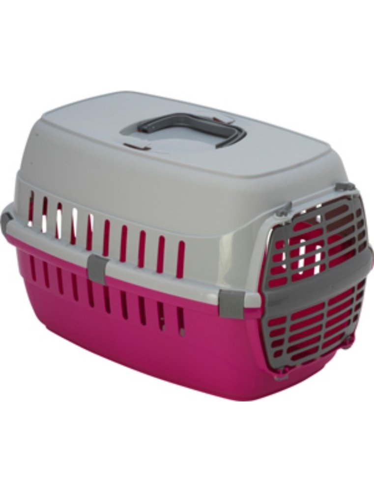 Transportbox transit blauw-roze-geel xs 32,5x48x30,5cm ass.