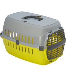 Transportbox transit blauw-roze-geel xs 32,5x48x30,5cm ass.