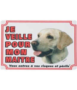 Waakbord fr - labrador blond