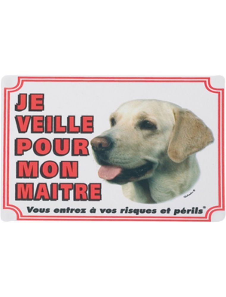 Waakbord fr - labrador blond