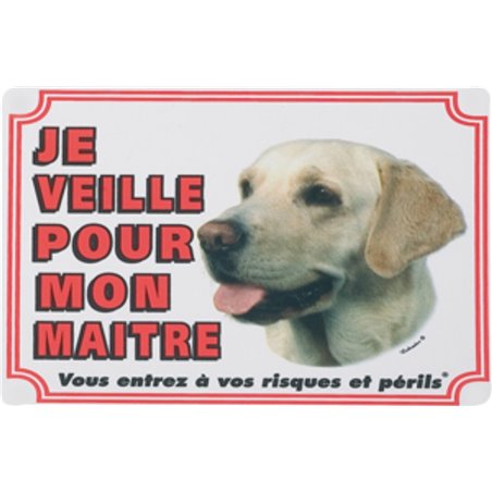 Waakbord fr - labrador blond 