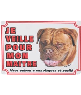 Waakbord fr - bordeaux dog