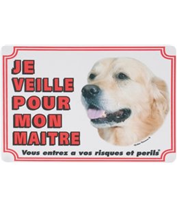 Waakbord fr - golden retriever