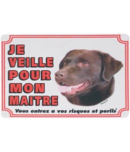Waakbord fr - labrador brun