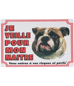 Waakbord fr - bulldog anglais