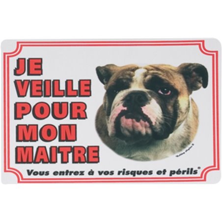 Waakbord fr - bulldog anglais 