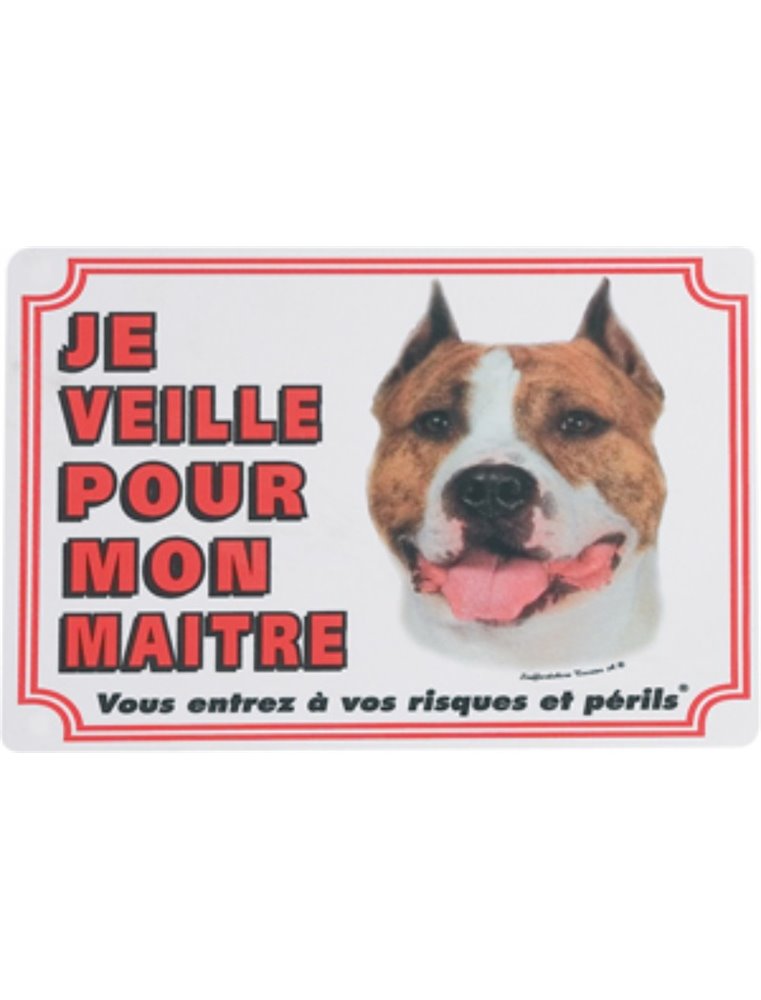 Waakbord fr - staffordshire terrier