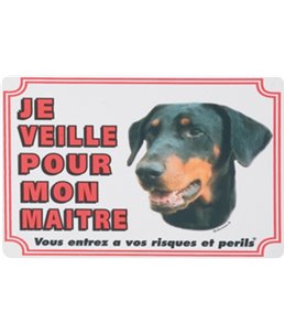 Waakbord fr - dobermann