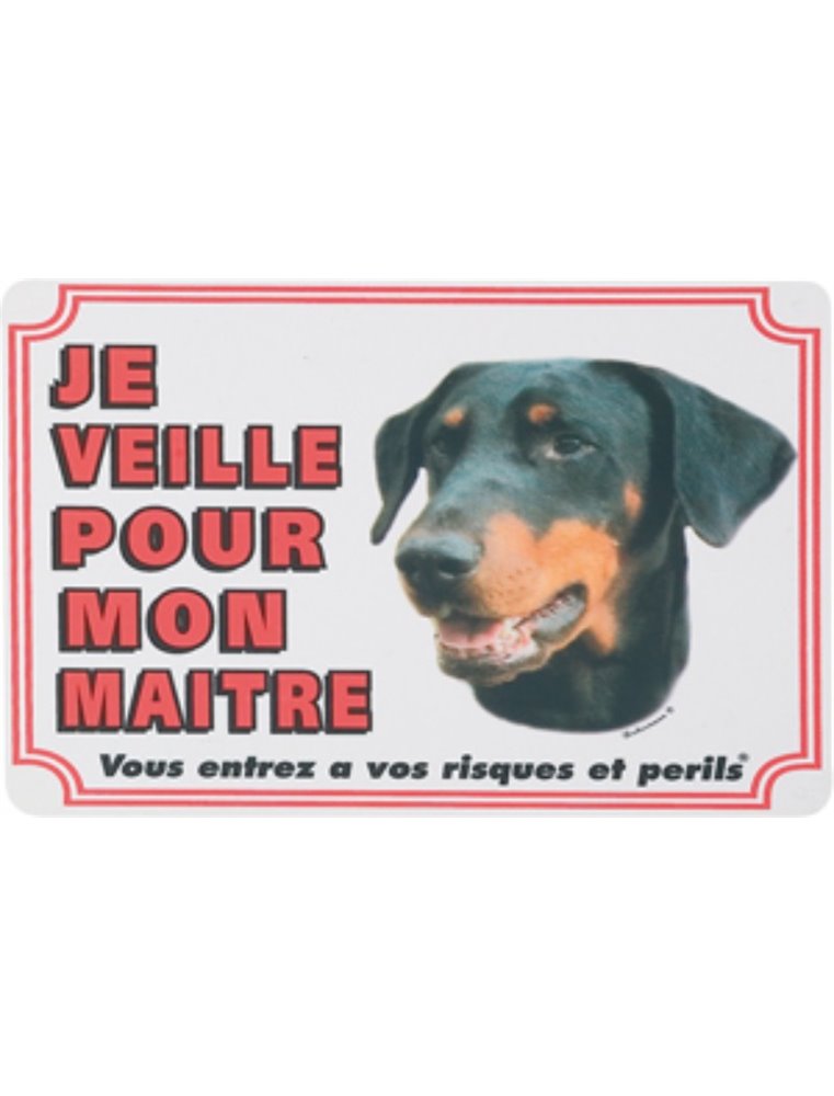 Waakbord fr - dobermann