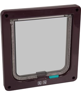 Poezendeur 2-way bruin 