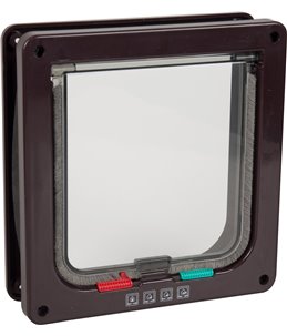 Poezendeur 4-way bruin - muur