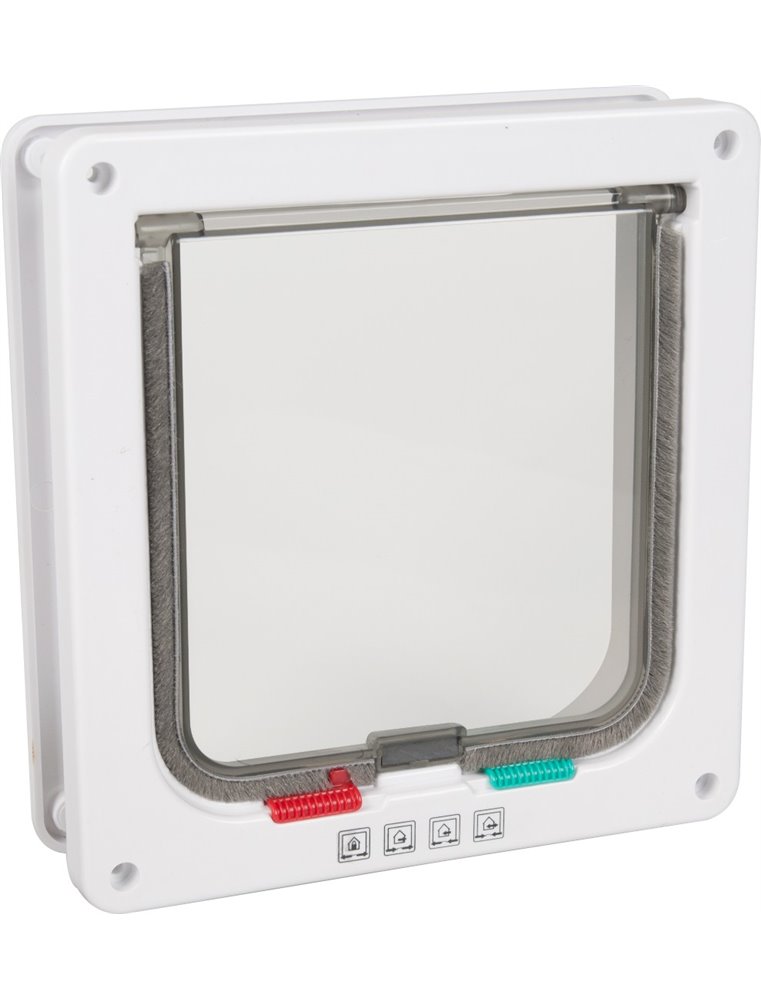 Poezendeur 4-way wit - grote kat