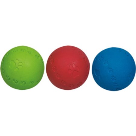 Rubber bal summer met piep 6 cm 
