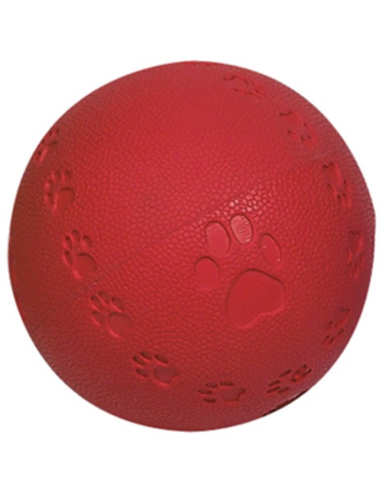 Rubber bal summer met piep 6 cm